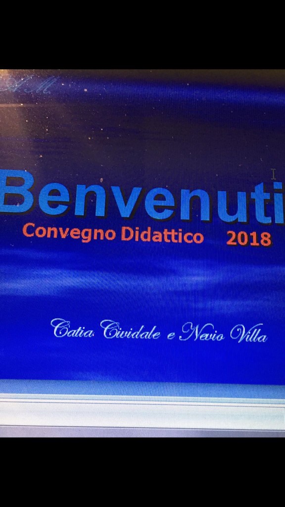 Benvenuto convegno diddattico 2018